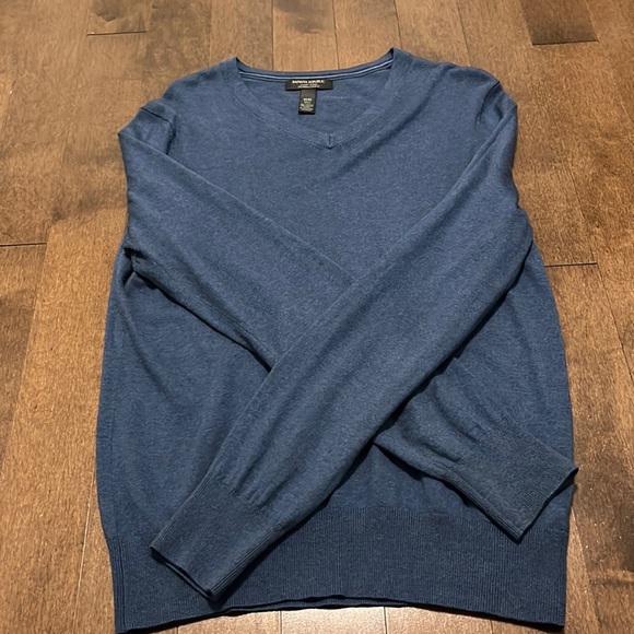 Banana Republic Blue V Neck Sweater - M - Picture 2 of 2